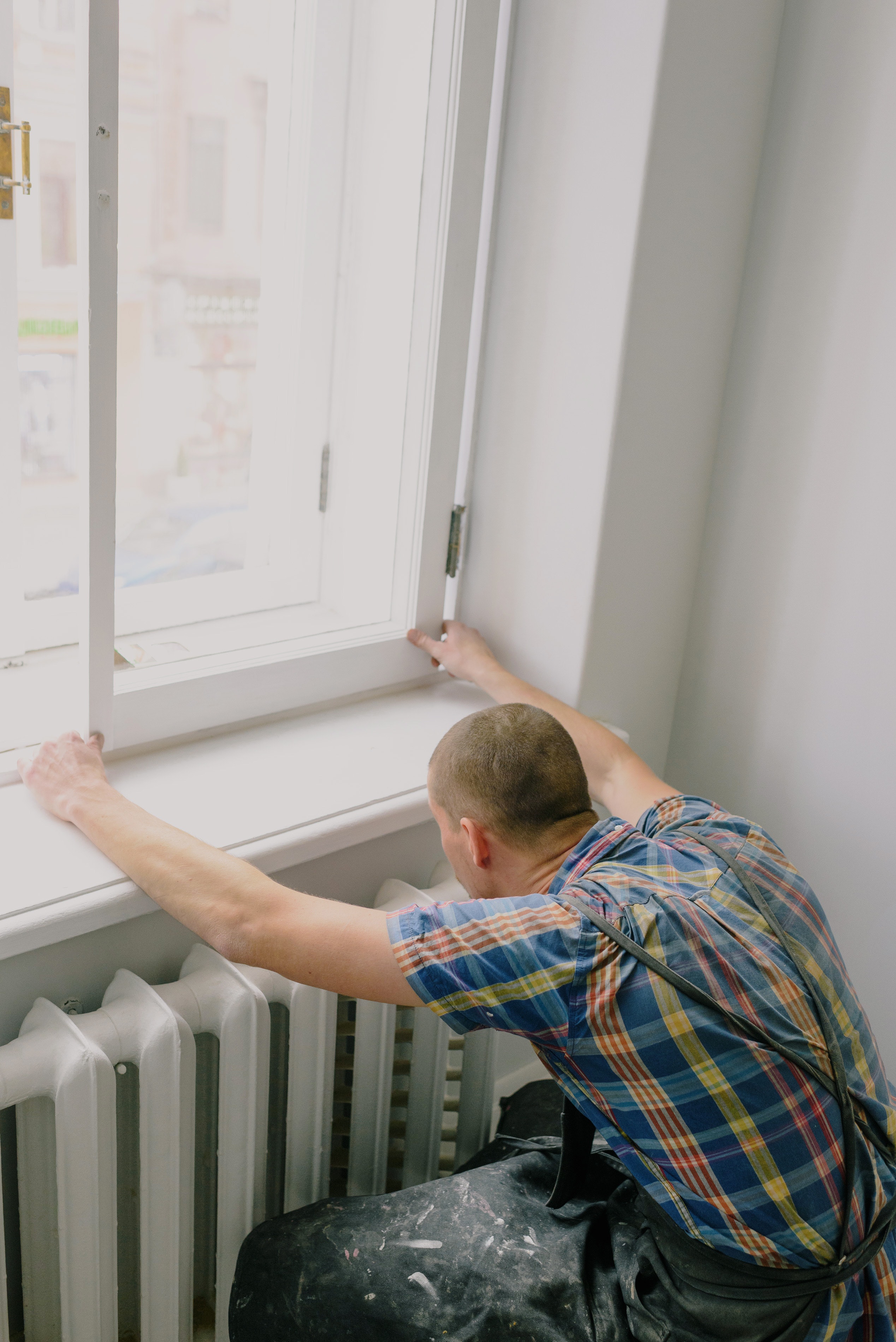 Energie sparen mit einer Fenster Folie - das Experiment Fenster Isolierfolie  als Wärmeschutz 